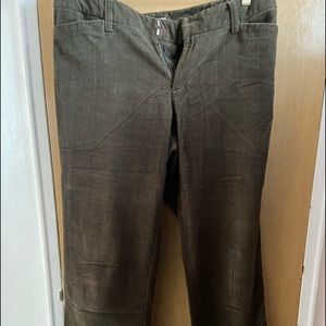 Greensih/Brown Wide Leg jeans